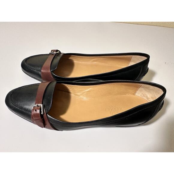 Rare Hermes Leather Kelly Buckle Loafer Women Size 37 US 6.5 Good Cond. W/ Dust - Picture 3 of 16